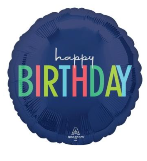 Globo de cumpleaños Happy Birthday 18”