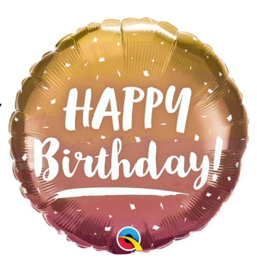 Globo de cumpleaños Happy Birthday 18”