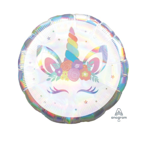 Globo de carita de unicornio 18”