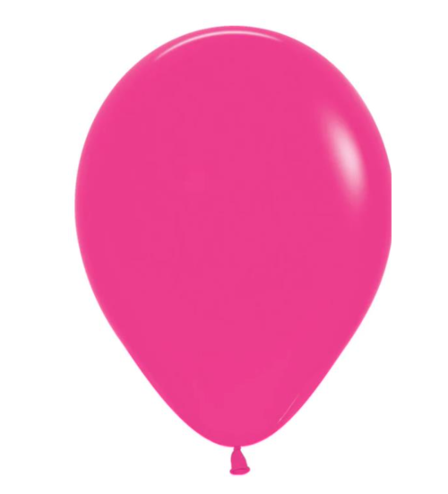 Bolsa de globos de látex Sempertex número 12 color FASHION FUCSIA