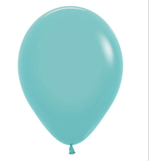 Bolsa de globos de látex Sempertex número 12 color FASHION AQUAMARINA