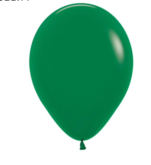Bolsa de globos de látex Sempertex número 12 color FASHION VERDE SELVA
