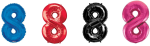 Globo de Número 8 de 34” Marca Anagram/Convergram